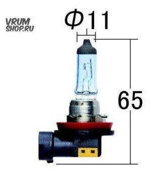 Лампа Галогенная H8 12v 35w "Koito" KOITO арт. 0758W