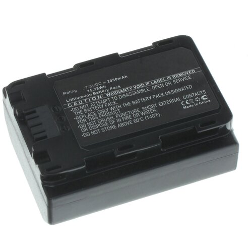 аккумулятор ibatt ib b1 f304 630mah для sony np bn1 Аккумуляторная батарея iBatt 2050mAh для Sony ILCE-7M3, Alpha a7 III, ILCE-7RM3, A7 Mark 3, Alpha a7R III, ILCE-7M3K, Alpha A9