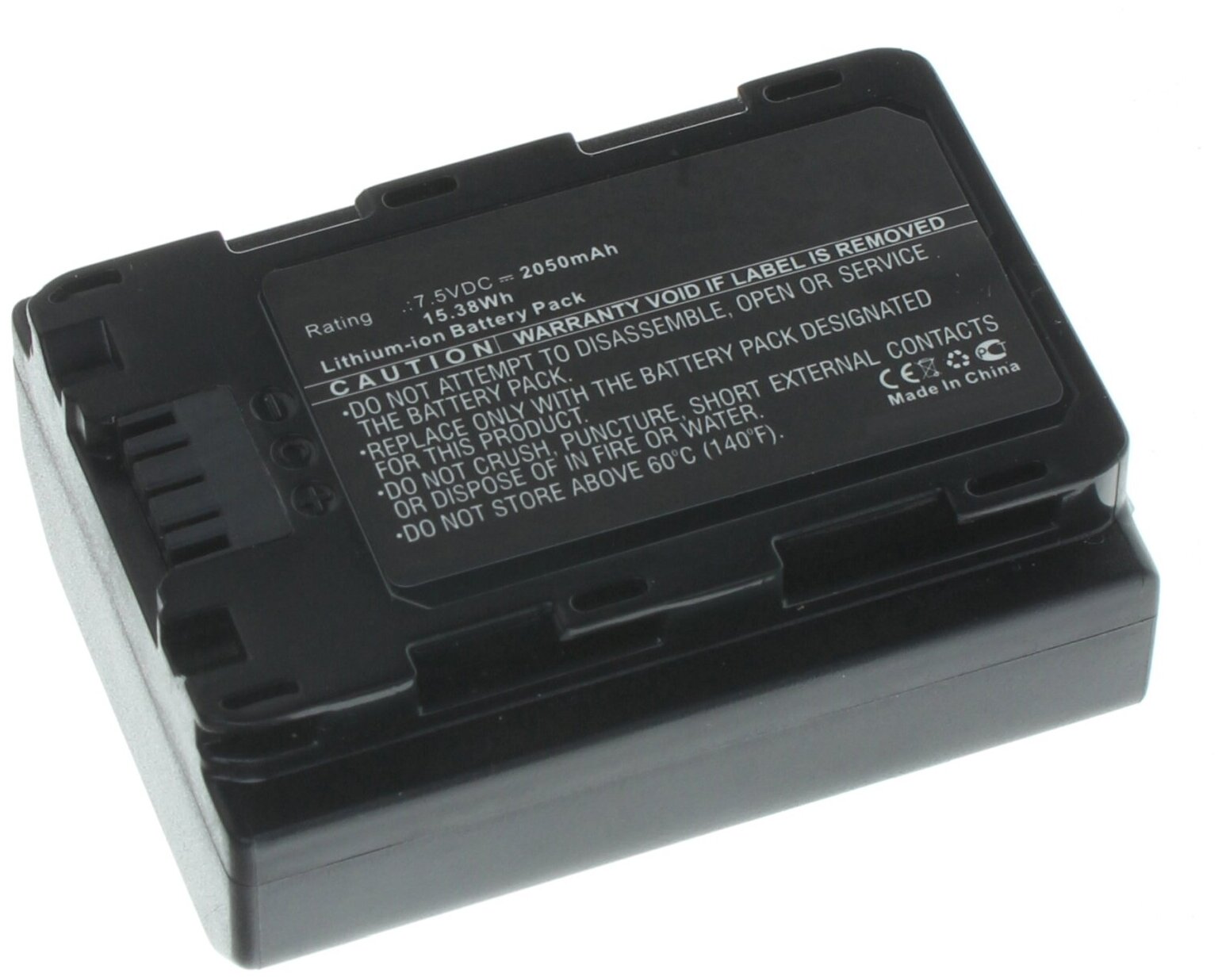 Аккумуляторная батарея iBatt 2050mAh для Sony ILCE-7M3, Alpha a7 III, ILCE-7RM3, A7 Mark 3, Alpha a7R III, ILCE-7M3K, Alpha A9