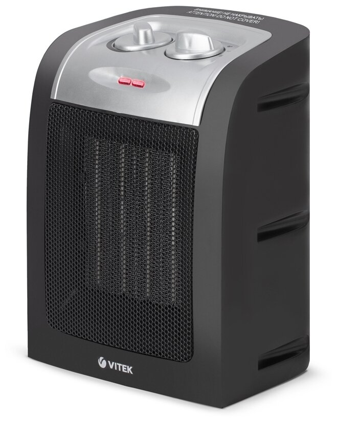 Тепловентилятор VITEK VT-2068, 1.8 кВт, 18 м², черный