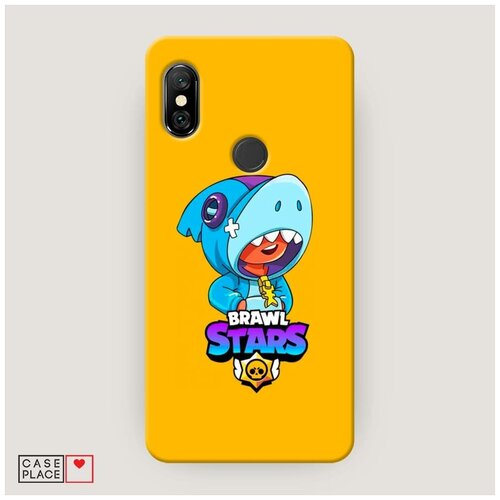 фото Чехол пластиковый xiaomi redmi note 6 pro леон акула case place