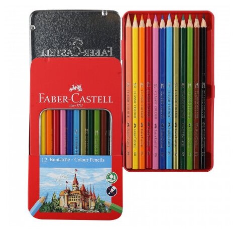 Faber-Castell Карандаши цветные Замок, 12 цветов (115801), 12 шт. - фото №2