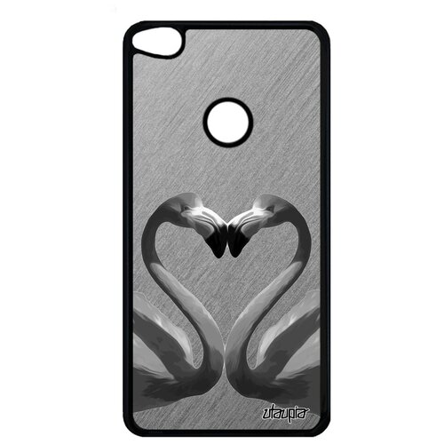 фото Защитный чехол для мобильного // huawei p9 lite 2017 // "фламинго" розовый стиль, utaupia, серый