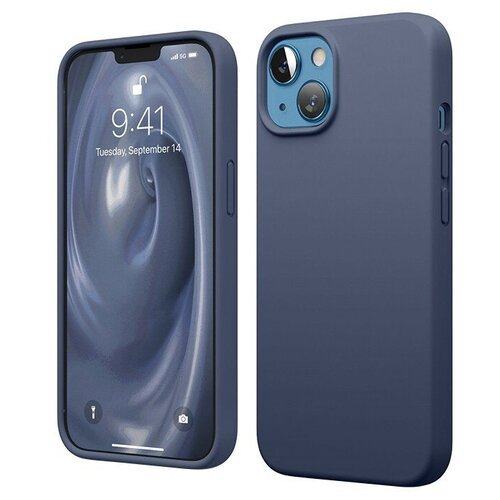 Чехол Elago Soft Silicone для iPhone 13, синий