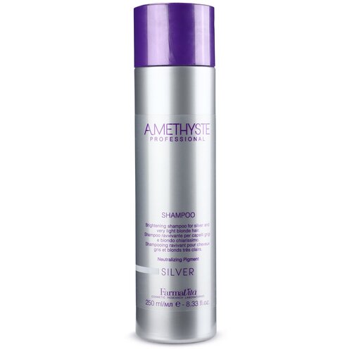 Шампунь для осветленных и седых волос FarmaVita Amethyste silver shampoo 250 ml