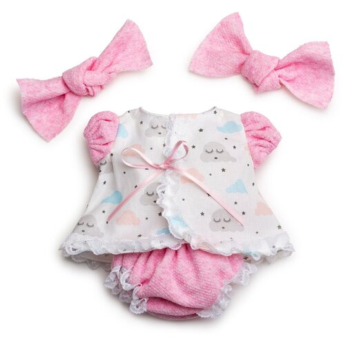 Berjuan Одежда для кукол Берхуан (Бержуан) (Traje 30 cm Vestido Braguita Rosa) 30 см - Розовое платье