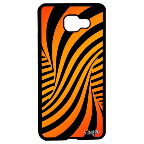 фото Красивый чехол на смартфон // samsung galaxy a5 2016 // "иллюзия торнадо" кружение смерч, utaupia, оранжевый
