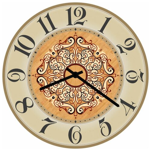 фото Svs настенные часы svs 3502913 узор