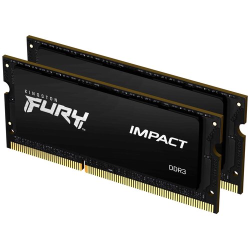 Оперативная память Kingston FURY Impact 16 ГБ 8 ГБ x 2 шт DDR3 1866 МГц DIMM CL11 942000₽