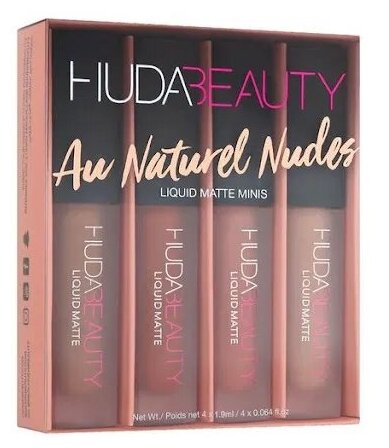 Huda Beauty набор для губ Liquid Matte Minis
