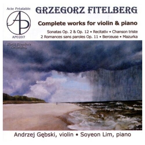 AUDIO CD FITELBERG - Complete Works For Violin And Piano, Gebski, A. 1 CD nikolay andreyevich roslavets complete works for solo piano 2 cd