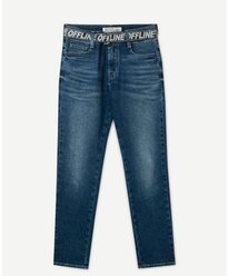Джинсы Slim с ремнём для мальчика Gloria Jeans, размер 11-12л/152 (38)