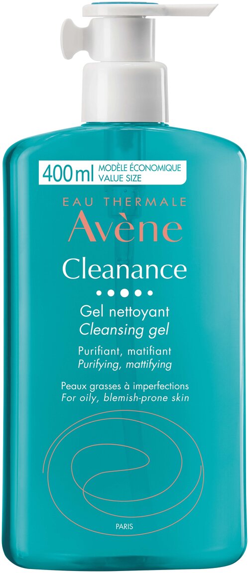 Гель AVENE Клинанс Очищающий, матирующий 400 мл