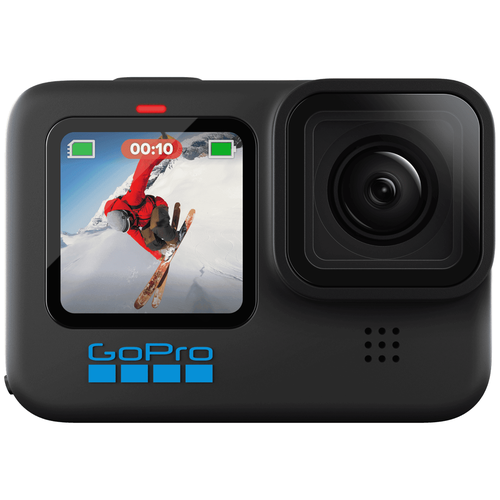 Экшн-камера GoPro HERO10 Black, 23.6МП, 5312x2988, 1720 мА·ч, черный