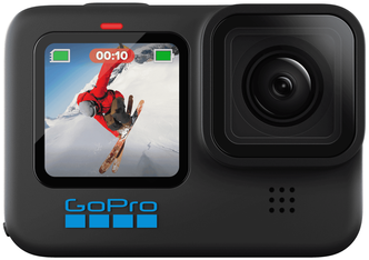 Экшн-камера GoPro HERO10, 23.6МП, 1720 мА·ч, black edition