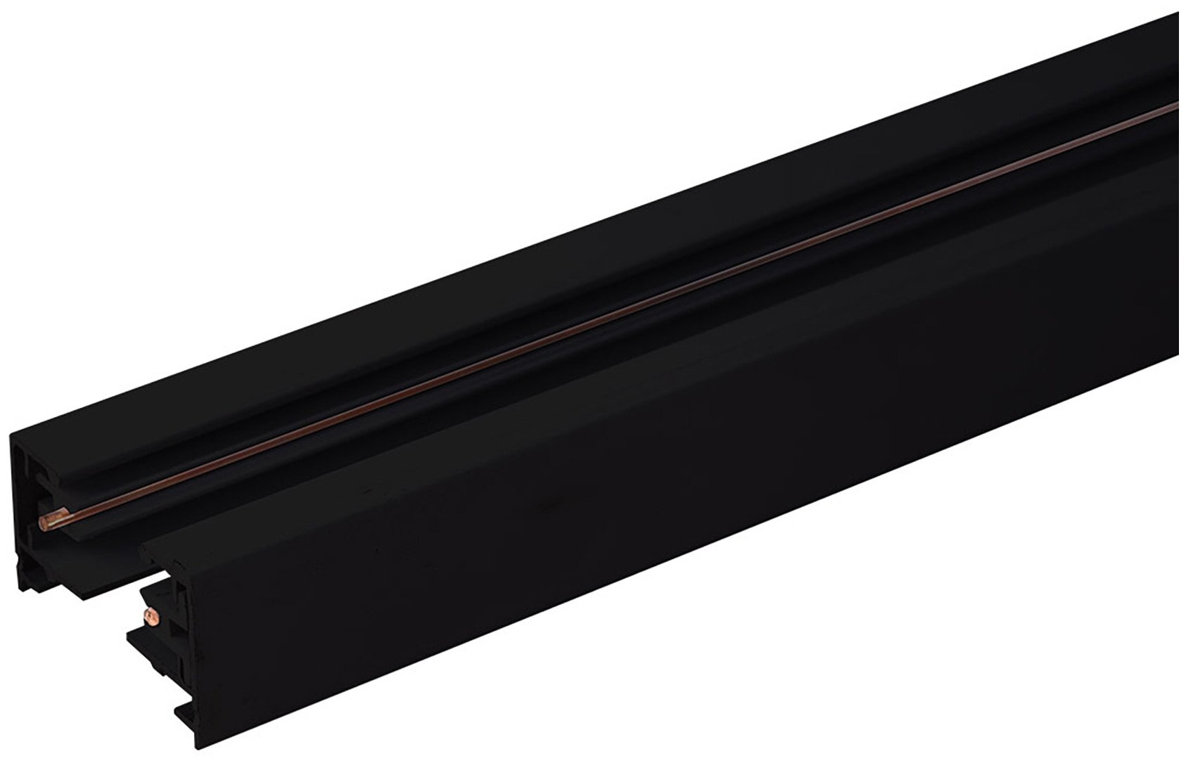 Однофазный шинопровод черный 3м Elektrostandard (в комплекте ввод питания и заглушка) 85081/00