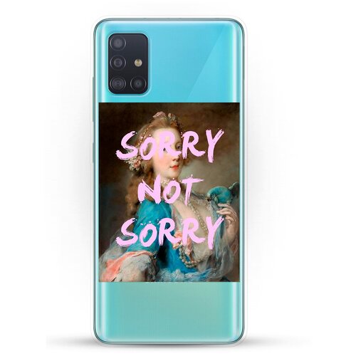 фото Силиконовый чехол sorry на samsung galaxy a51 andy & paul