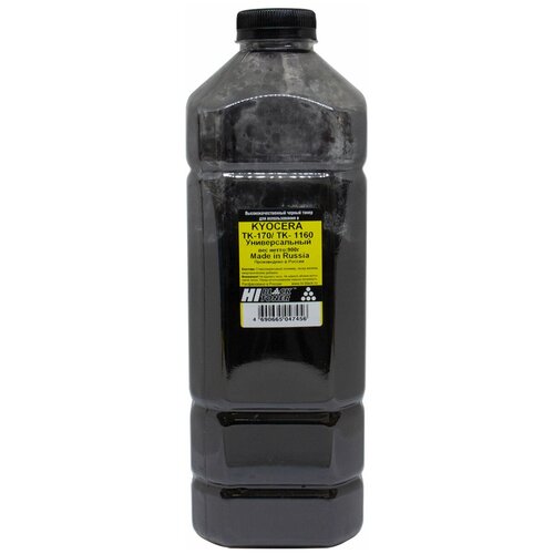 фото Тонер hi- black (made in russia) универсальный для kyocera tk-170/tk-1160, bk, 900 г, канистра hi-black