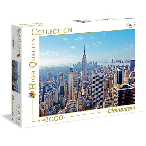 пазл для взрослых clementoni 1000 деталей бруклинский мост нью йорк Пазл Clementoni 2000 деталей: Нью-Йорк