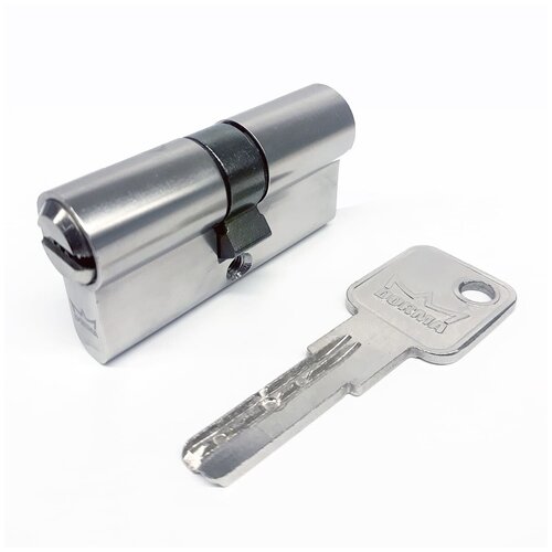 фото Евроцилиндр ключ- ключ dormakaba cbr-1 100 (40х60), никель. цилиндр для дверей dorma