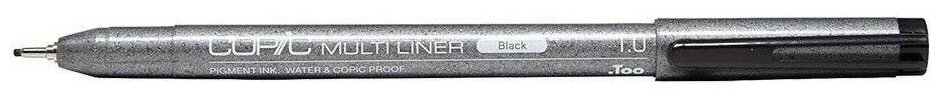 Ручка капиллярная (мультилинер) Copic, 1,0 мм, черный