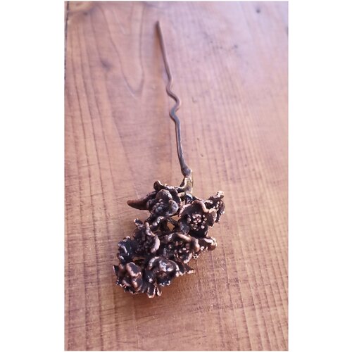 Шпилька длинная на одной ножке Черёмуха в цвету