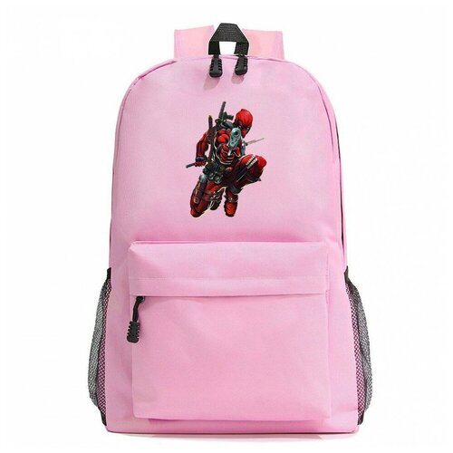 Рюкзак Дедпул (Deadpool) розовый №4 рюкзак дедпул deadpool синий с usb портом 4