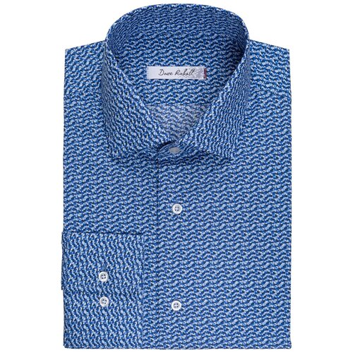 Мужская рубашка Dave Raball 000007-RF, размер 43 176-182, цвет синий