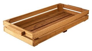 Ящик для подачи с ручками H=6, L=40, B=20см (PPwood)