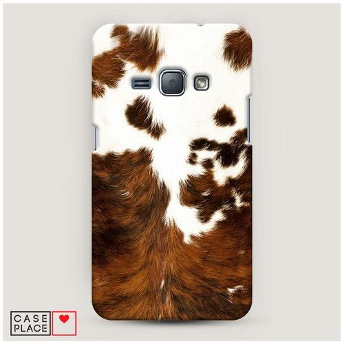 фото Чехол пластиковый samsung galaxy j1 2016 мех коровы case place