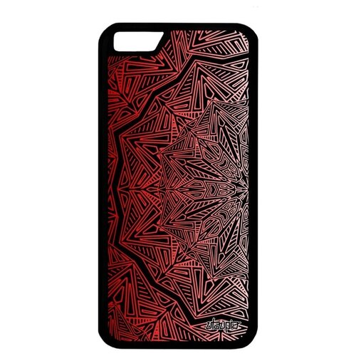 фото Красивый чехол на мобильный // iphone 6s // "мандала" буддизм антистресс, utaupia, красный