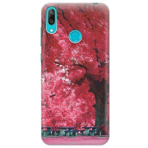 фото Чехол - накладка artcolor для huawei y7 (2019) с принтом "чудесное дерево" re:pa