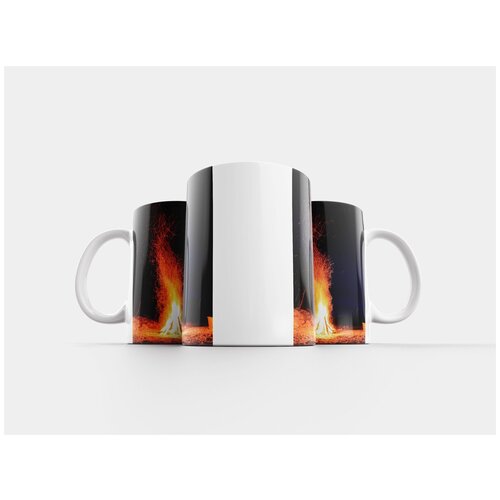 фото Кружка "пожар, зима, тепло" 320 мл lotsprints