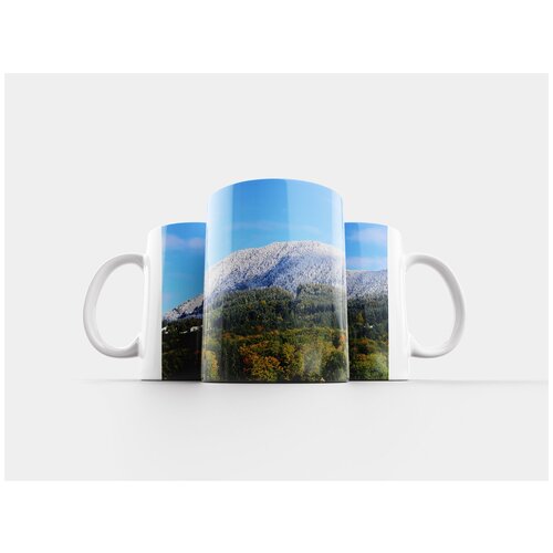 фото Кружка "горы, зима, пейзаж" 320 мл lotsprints