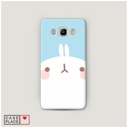 фото Чехол пластиковый samsung galaxy j5 2016 зайчик подглядывает case place