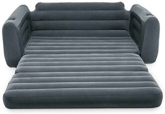 Надувной диван кровать, диван трансформер, двухместный, 203х224х66 см, intex