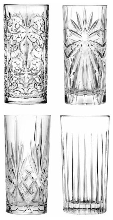 фото Стаканы для воды 4 шт RCR Cristalleria Italiana SpA "MIXOLOGY /Без декора" / 155390