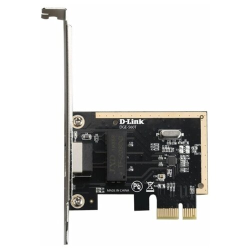 Сетевая карта D-Link DGE-560T (PCI-E, 10/100/1000 Мбит/c) сетевая карта d link dge 560t 20 d2a pci express 10 100 1000 base t