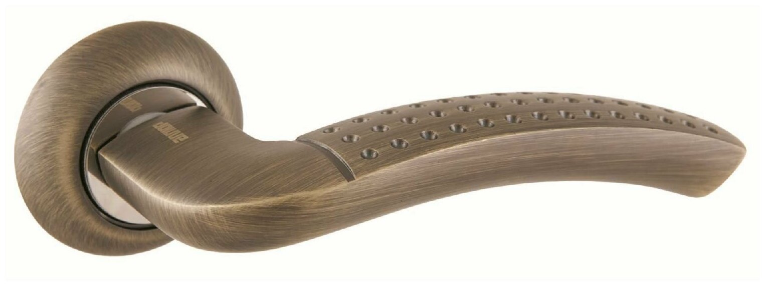 фото Ручка дверная межкомнатная аллюр АРТ "фостер" MBN (1640), графит