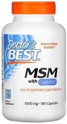 MSM with OptiMSM 1000 мг 180 капсул