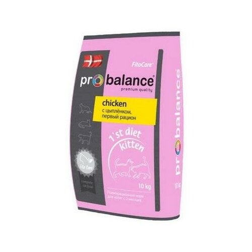 Probalance Сухой корм для котят первый рацион с 2 месяцев с цыпленком 32 PB 145 0,4 кг 54839 (7 шт)