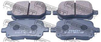 Дисковые тормозные колодки передние FEBEST 0101-MCU15F для Toyota, Lexus (4 шт.)