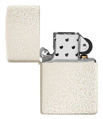 Зажигалка ZIPPO Classic с покрытием Mercury Glass, латунь/сталь, бежевая, матовая, 38x13x57 мм № 49181 - фотография № 3