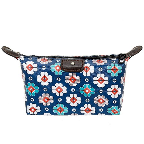 фото "ушки" косметичка 17х6х10см, искуственная кожа, на молнии, незабудки 1 шт. в заказе mivis