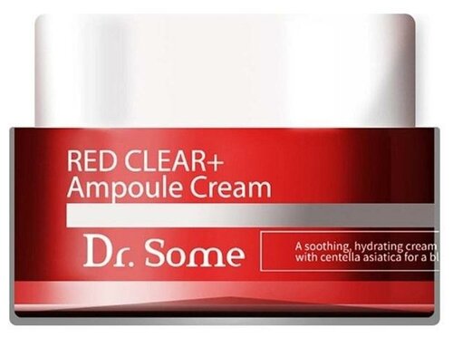 Dr. Some Red Clear+ Ampoule Cream Очищающий крем для проблемной кожи, 50 мл