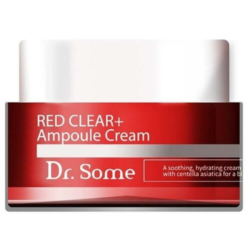 Dr. Some Red Clear+ Ampoule Cream Очищающий крем для проблемной кожи, 50 мл