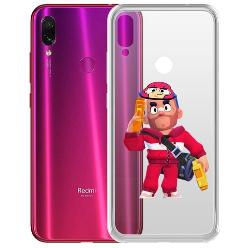 фото Чехол-накладка clear case brawl stars-красавчик кольт для xiaomi redmi note 7 krutoff group