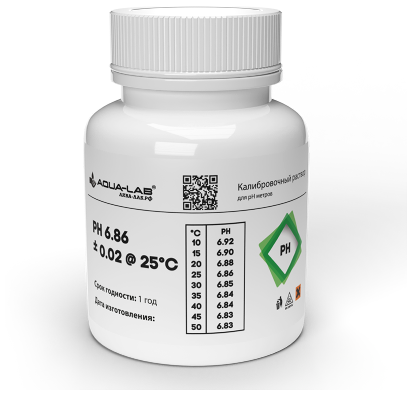 Калибровочный раствор AQUA-LAB PH-6.86 для pH электродов 75 мл