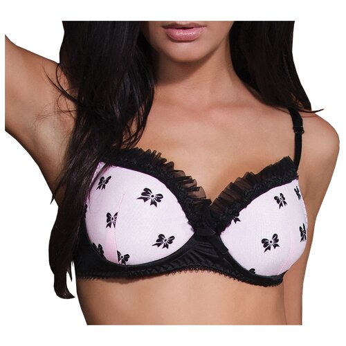 фото Бюстгальтер coquette, размер s, розовый, черный