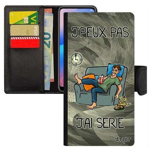 фото Чехол-книжка для мобильного galaxy s8, "не могу - у меня сериал!" фильм серия utaupia